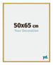 New York Alluminio Cornice 50x65cm Oro Lucido Davanti Dimensione | Yourdecoration.it