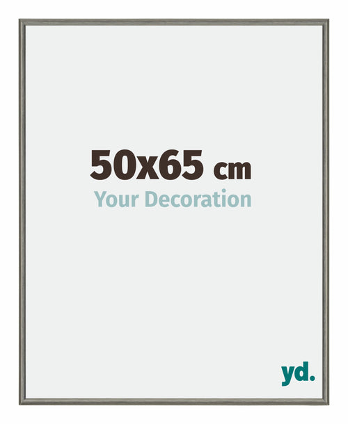 New York Alluminio Cornice 50x65cm Struttura Mercurio Davanti Dimensione | Yourdecoration.it