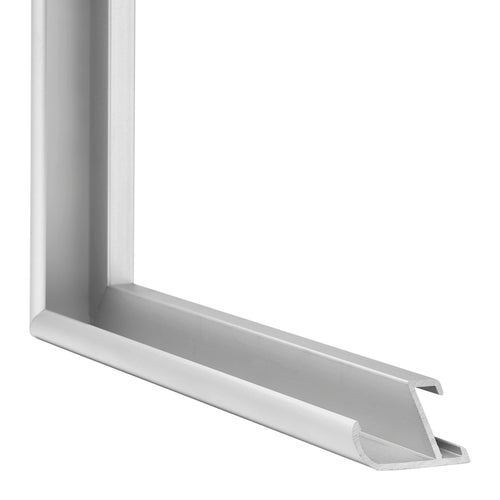 New York Alluminio Cornice 60x70cm Argento Opaco Dettaglio Intersezione | Yourdecoration.it