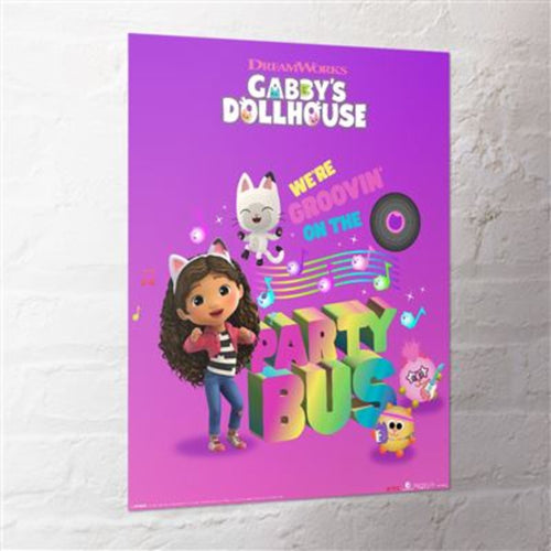 Poster Gabbys Doll House Party Bus 40x50cm MPP2501422 2 | Yourdecoration.it