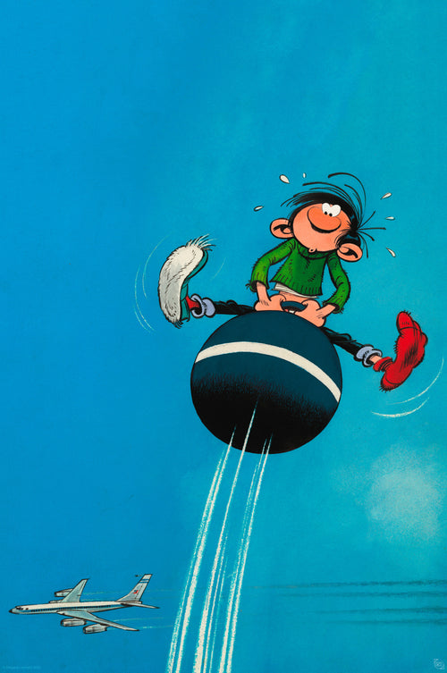 Poster Gaston Jumping Balloon 61x91 5cm Abystyle GBYDCO534 | Yourdecoration.it