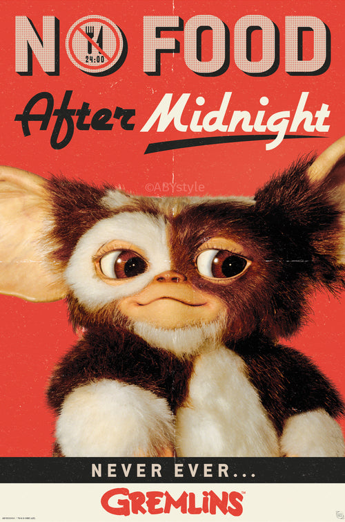 Poster Gremlins No Food After Midnight 61x91 5cm GBYDCOA002 | Yourdecoration.it