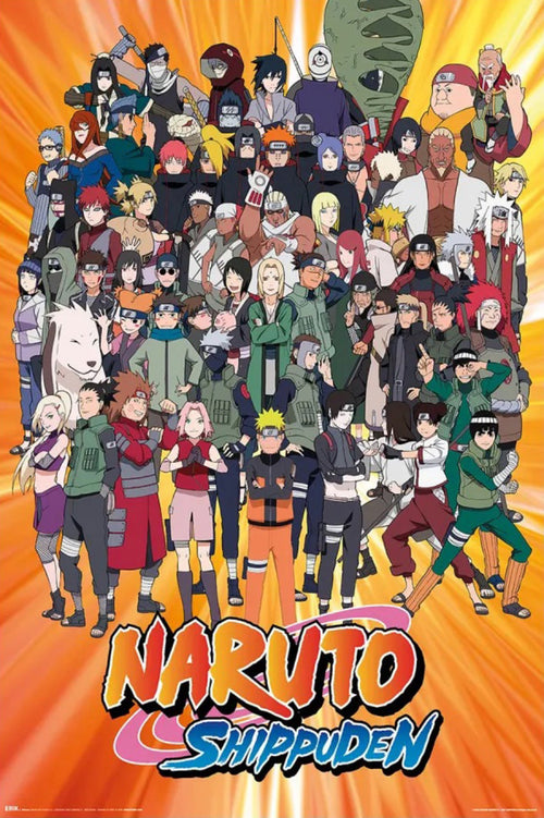 Poster Naruto Shippuden Characters 61x91 5cm GPE6022 | Yourdecoration.it