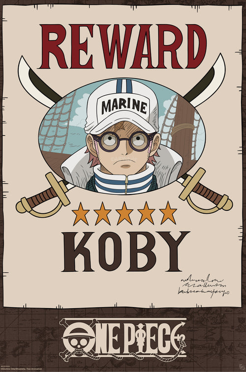 Poster One Piece Wanted Koby Cross Guild 61x91 5cm GBYDCOA009 | Yourdecoration.it