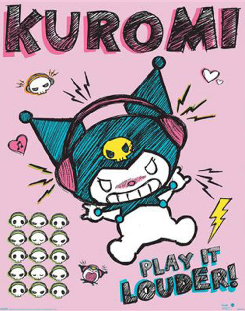 Poster Sanrio Kurom Louder 40x50cm MPP2501443 | Yourdecoration.it