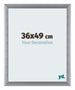 Tucson Alluminio Cornice 36x49cm Argento Spazzolato Davanti Dimensione | Yourdecoration.it