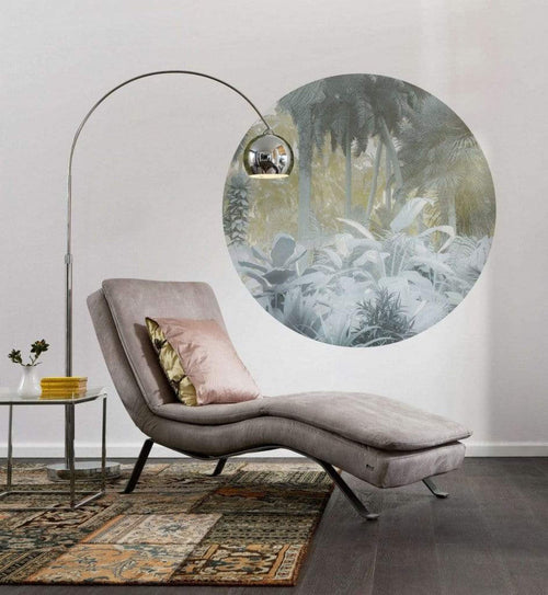 D1 047 Komar Exotic Jungle Carta Da Parati In Tessuto Non Tessuto 125X125cm Rotonda Ambiente | Yourdecoration.it