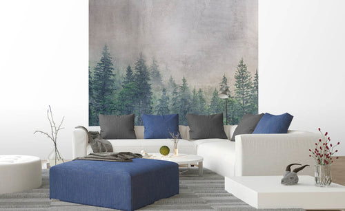Dimex Forest Abstract Carta Da Parati In Tessuto Non Tessuto 225X250cm 3 Strisce Ambiente | Yourdecoration.it