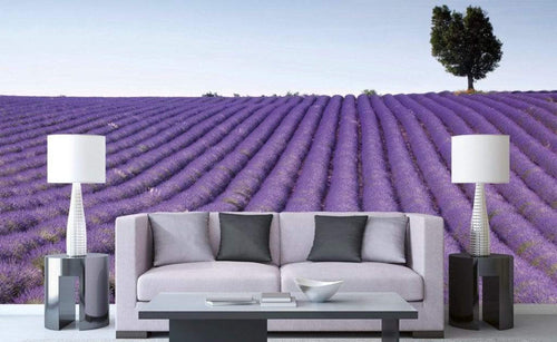 Dimex Lavender Field Carta Da Parati In Tessuto Non Tessuto 375X250cm 5 Strisce Ambiente_4286F508 E419 46Ba 810B 2626F6080Fd5 | Yourdecoration.it
