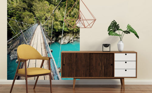 Dimex Wooden Bridge Carta Da Parati In Tessuto Non Tessuto 225X250cm 3 Strisce Ambiente | Yourdecoration.it