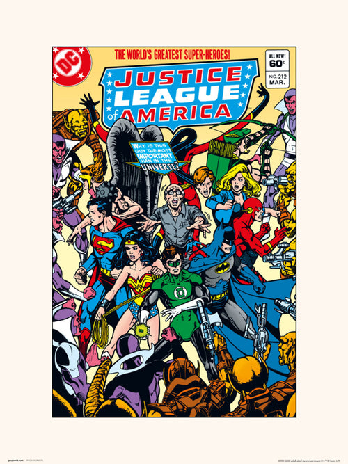 grupo erik dc comics justice leage of america 212 stampa artistica 30x40cm | Yourdecoration.it