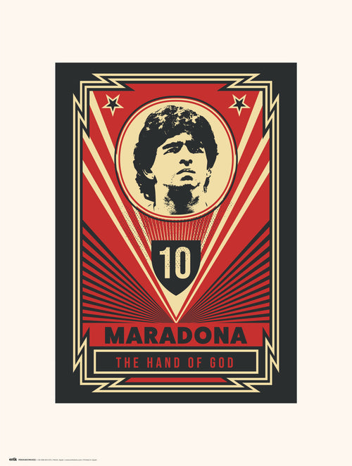 grupo erik maradona the hand of god stampa artistica 30x40cm | Yourdecoration.it
