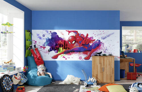 komar_vlies_carta da parati_4_4123_Spider_Man_Graffiti_Art_ambiente | Yourdecoration.it