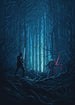 komar_vlies_carta da parati_IADX4_003_Star_Wars_Wood_Fight | Yourdecoration.it
