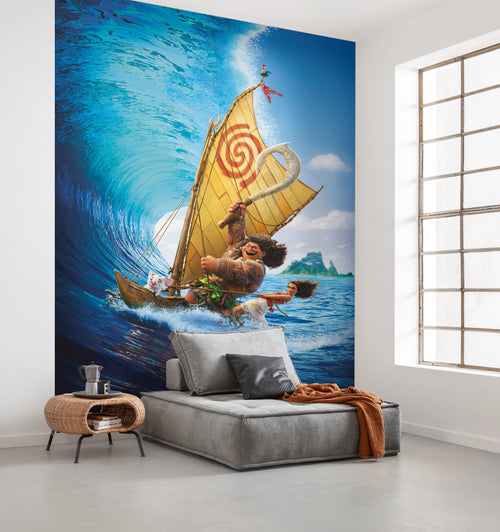 komar_vlies_carta da parati_IADX4_010_Moana_Ride_the_Wave_ambiente | Yourdecoration.it