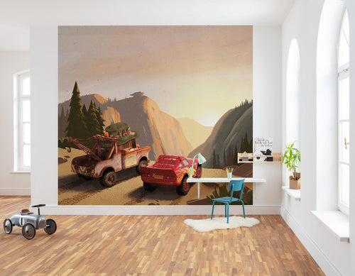 komar_vlies_carta da parati_IADX6_032_Cars_Sundown_ambiente | Yourdecoration.it