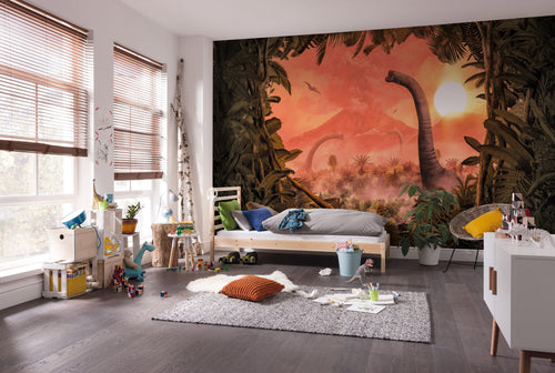 komar_vlies_carta da parati_IAX10_0021_Brachiosaurus_Panorama_ambiente | Yourdecoration.it