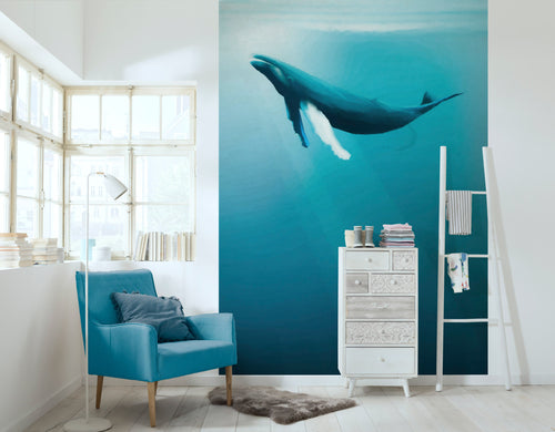 komar_vlies_carta da parati_IAX4_0045_Artsy_Humpback_Whale_ambiente | Yourdecoration.it
