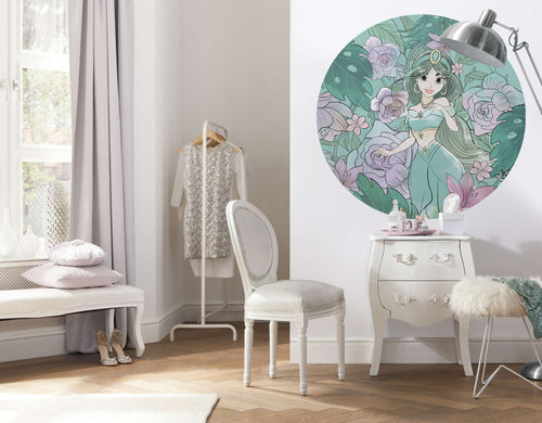 komar_vlies_carta da parati_dd1_004_jasmin_elegant_mint_ambiente | Yourdecoration.it