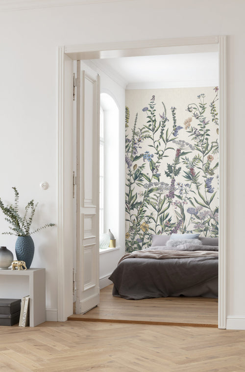 komar_vlies_carta da parati_x4_1011_flowering_herbs_ambiente | Yourdecoration.it
