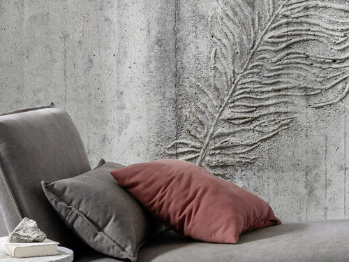 komar_vlies_carta da parati_x7_1023_concrete_feather_int_detail | Yourdecoration.it