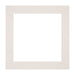 Passepartout Dimensione Cornice 20x20 cm - Formato Immagine 15x15 cm - Grigio Chiaro