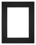 Passepartout Dimensione Cornice 20x25 cm - Formato Immagine 13x18 cm - Nero