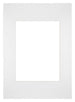 Passepartout Dimensione Cornice 20x28 cm - Formato Immagine 13x18 cm - Bianco