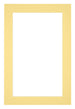 Passepartout Dimensione Cornice 20x30 cm - Formato Immagine 15x20 cm - Giallo