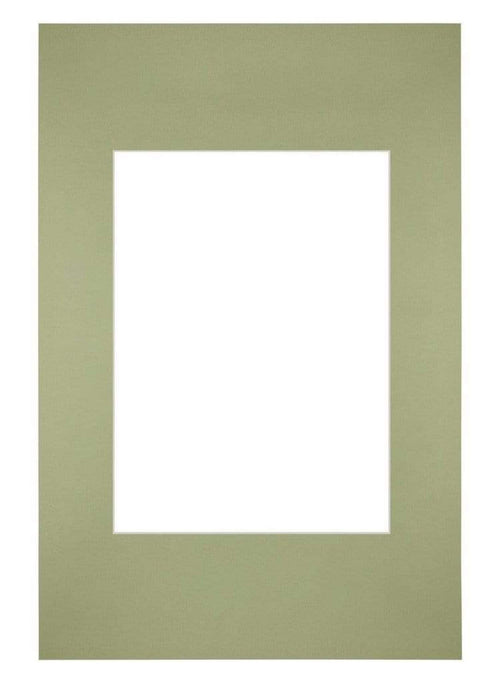 Passepartout Dimensione Cornice 20x30 cm - Formato Immagine 13x18 cm - Menta Verde