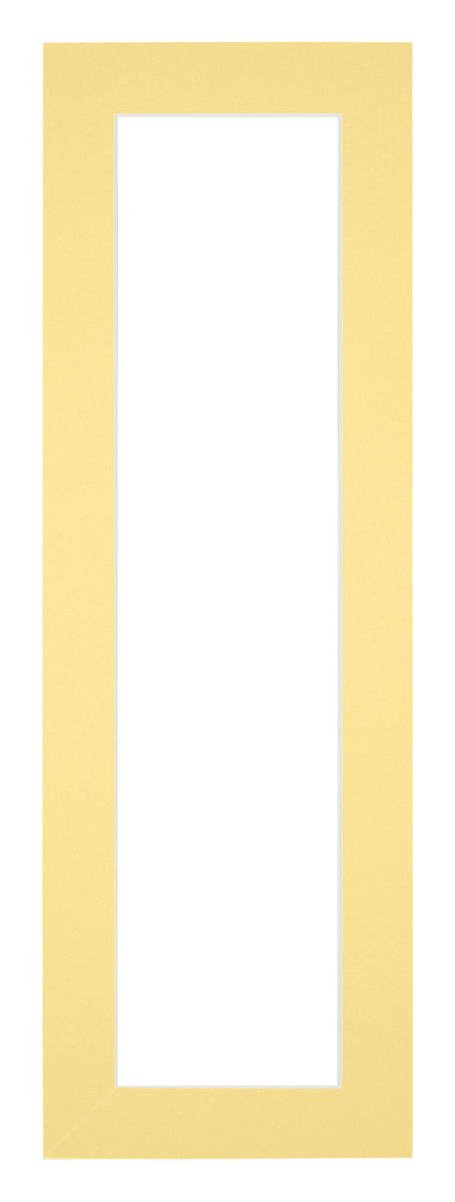 Passepartout Dimensione Cornice 20x60 cm - Formato Immagine 10x30 cm - Giallo