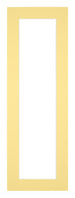 Passepartout Dimensione Cornice 20x60 cm - Formato Immagine 10x30 cm - Giallo