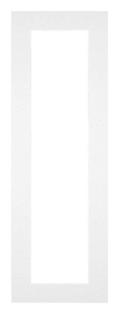 Passepartout Dimensione Cornice 20x60 cm - Formato Immagine 10x30 cm - Bianco