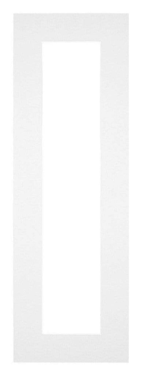 Passepartout Dimensione Cornice 25x75 cm - Formato Immagine 20x60 cm - Bianco