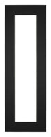 Passepartout Dimensione Cornice 25x75 cm - Formato Immagine 20x60 cm - Nero