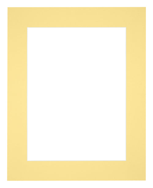 Passepartout Dimensione Cornice 25x30 cm - Formato Immagine 13x18 cm - Giallo