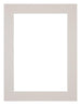 Passepartout Dimensione Cornice 48x68 cm - Formato Immagine 40x50 cm - Granito Grigio