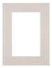 Passepartout Dimensione Cornice 45x60 cm - Formato Immagine 30x45 cm - Granito Grigio