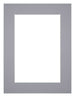 Passepartout Dimensione Cornice 68x98 cm - Formato Immagine 60x90 cm - Grigio