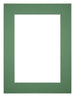 Passepartout Dimensione Cornice 45x60 cm - Formato Immagine 35x50 cm - Foresta Verde