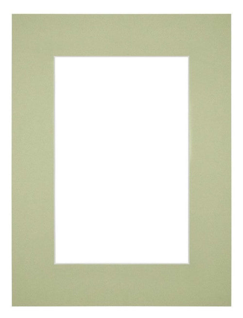 Passepartout Dimensione Cornice 45x60 cm - Formato Immagine 30x45 cm - Menta Verde