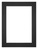 Passepartout Dimensione Cornice 46x61 cm - Formato Immagine 40x50 cm - Nero
