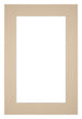 Passepartout Dimensione Cornice 62x93 cm - Formato Immagine 50x70 cm - Beige