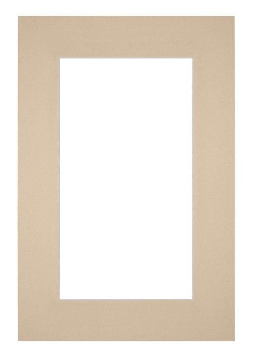 Passepartout Dimensione Cornice 62x93 cm - Formato Immagine 50x80 cm - Beige