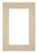 Passepartout Dimensione Cornice 62x93 cm - Formato Immagine 50x80 cm - Beige
