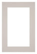Passepartout Dimensione Cornice 62x93 cm - Formato Immagine 50x70 cm - Granito Grigio