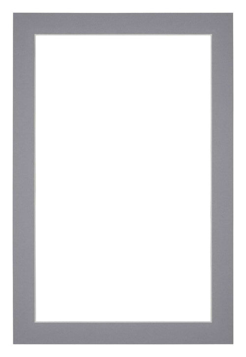 Passepartout Dimensione Cornice 61x91,5 cm - Formato Immagine 55x85 cm - Grigio
