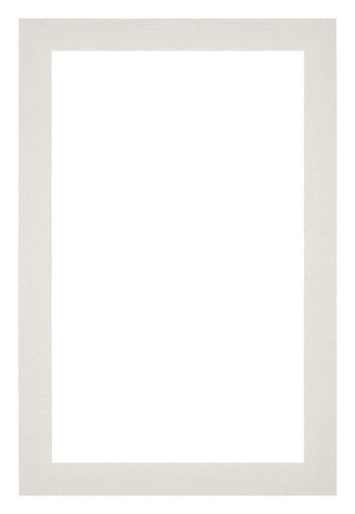 Passepartout Dimensione Cornice 60x90 cm - Formato Immagine 55x85 cm - Grigio Chiaro