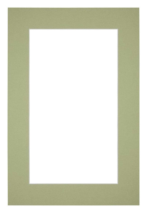 Passepartout Dimensione Cornice 62x93 cm - Formato Immagine 50x70 cm - Menta Verde