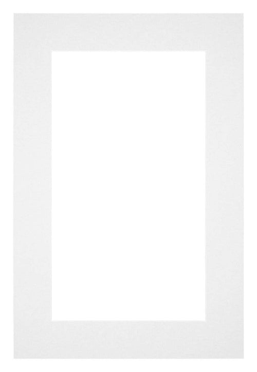 Passepartout Dimensione Cornice 60x90 cm - Formato Immagine 50x80 cm - Bianco